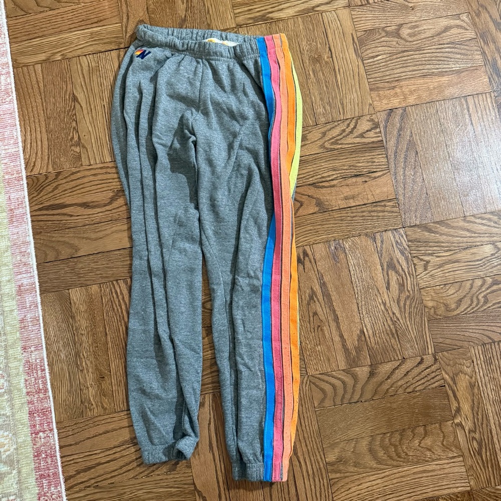 Aviator Nation 5 stripe sweatpants